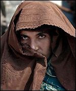 refugee woman