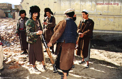 Criminal forces of Dostum in Kabul