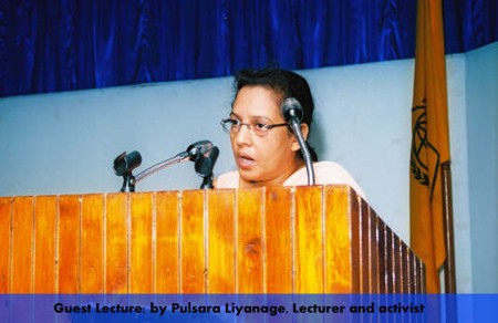 Guest Lecture by Pulsara Liyanage, Lecturer and activist