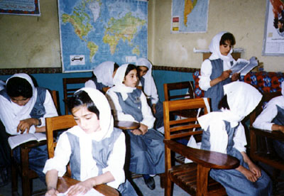 Watan School students