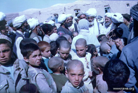 RAWA in drought-stricken villages of Herat