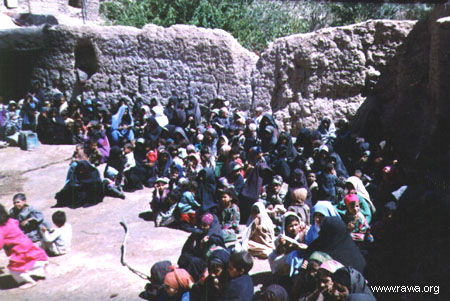 RAWA in drought-stricken villages of Herat