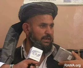 Haji Nik Mohammad of Panjwaee village