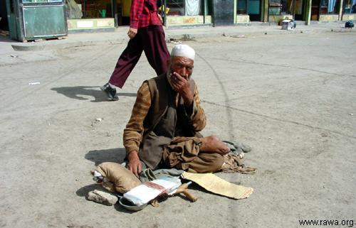 Beggar in Kabul