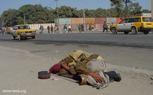 Beggar in Kabul