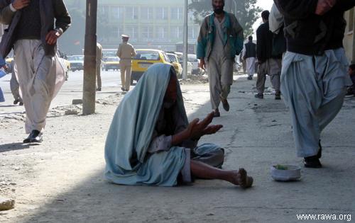 Beggar in Kabul