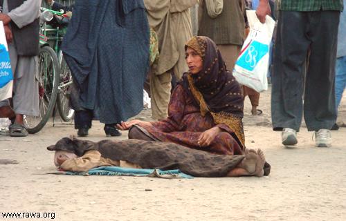 Beggar in Kabul