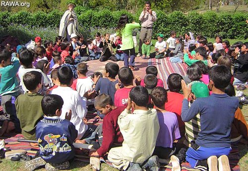 Arezoo dancing in the new year festival