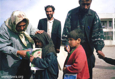 RAWA's aid to biggest Kabul Orphanage