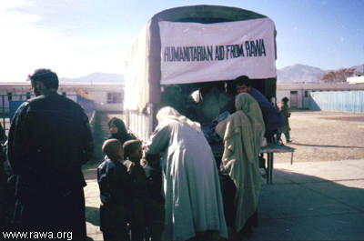 RAWA's aid to biggest Kabul Orphanage