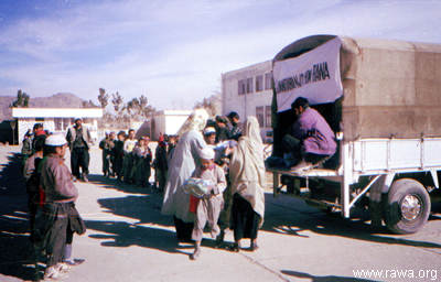 RAWA's aid to biggest Kabul Orphanage