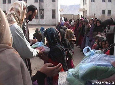 RAWA's aid to biggest Kabul Orphanage