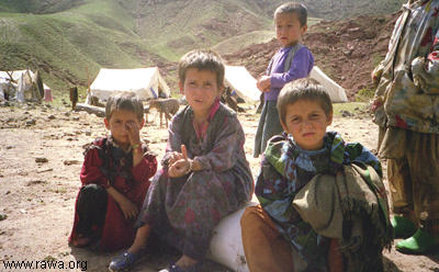 Earthquake victims in Nahrin - North Afghanistan