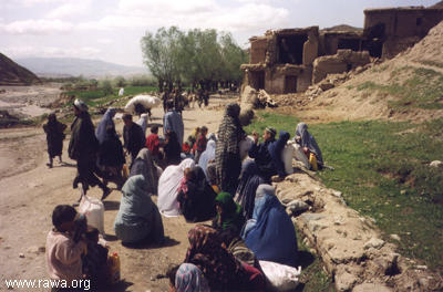 Earthquake victims in Nahrin - North Afghanistan