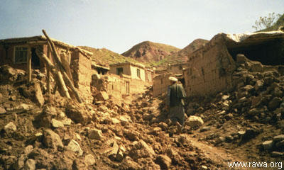 Earthquake victims in Nahrin - North Afghanistan