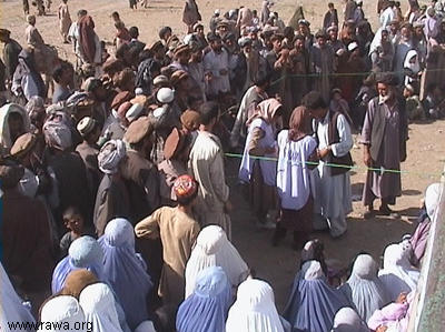 Earthquake victims in Nahrin - North Afghanistan