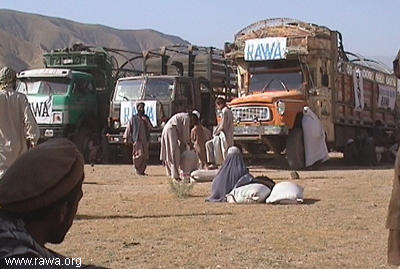 Earthquake victims in Nahrin - North Afghanistan