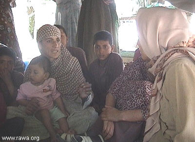 Earthquake victims in Nahrin - North Afghanistan