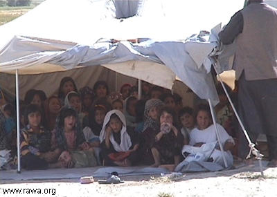 Earthquake victims in Nahrin - North Afghanistan