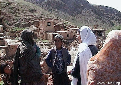 Earthquake victims in Nahrin - North Afghanistan