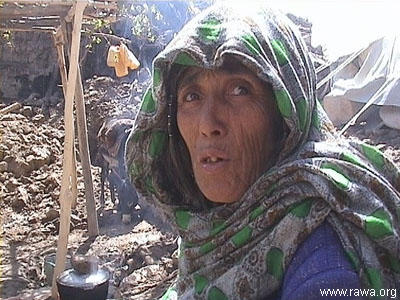 Earthquake victims in Nahrin - North Afghanistan