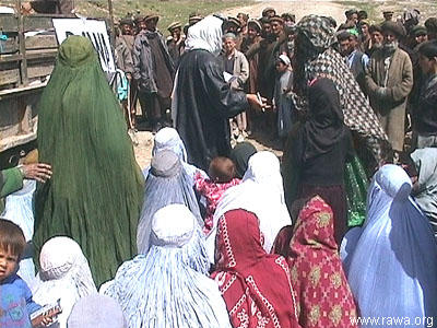 Earthquake victims in Nahrin - North Afghanistan