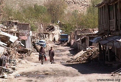 Earthquake victims in Nahrin - North Afghanistan