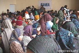 RAWA's aid to biggest Kabul Orphanage