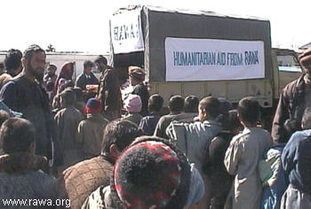 RAWA's aid to biggest Kabul Orphanage