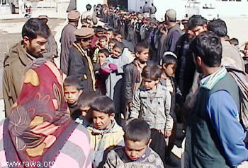 RAWA's aid to biggest Kabul Orphanage