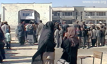 RAWA's aid to biggest Kabul Orphanage