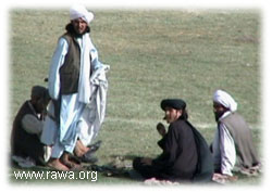 Large number of Taliban armed guards were present in the scene