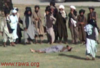 Photo of Qasas [religiously sanctioned slitting of human throats] 