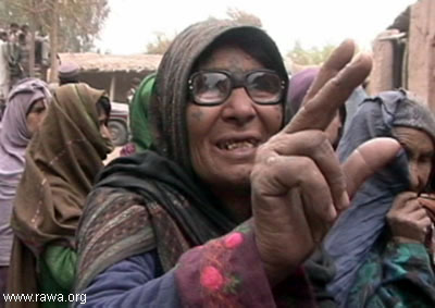 An aged mother from Kundoz province describes her miseries.