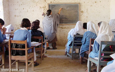 RAWA School in Khewa camp