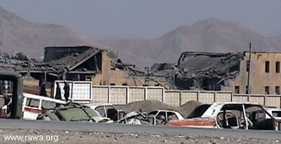 Kabul under the US strikes