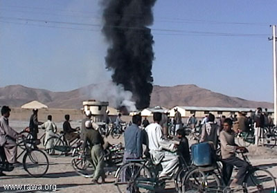 Kabul under the US strikes