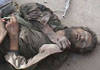 A person killed by the US bombs in Kabul