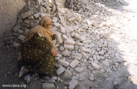 People's homes destroyed by Kabul Police