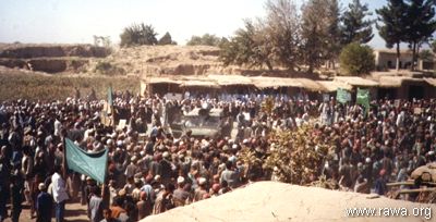 Protest in Takhar