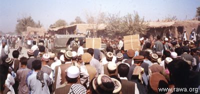 Protest in Takhar