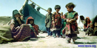 Drought-stricken families in Herat province