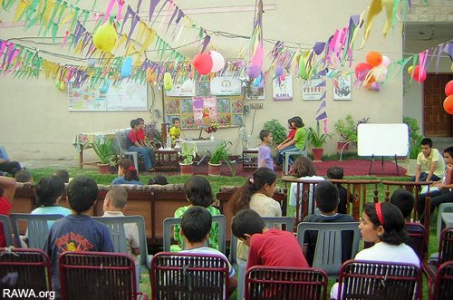 Function in a RAWA orphanage