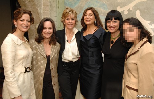 Cindi Leive, Sally Field, Jane Fonda, Paula Wagner, Eve Ensler, Zoya