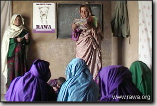 RAWA literacy course in Bamyan